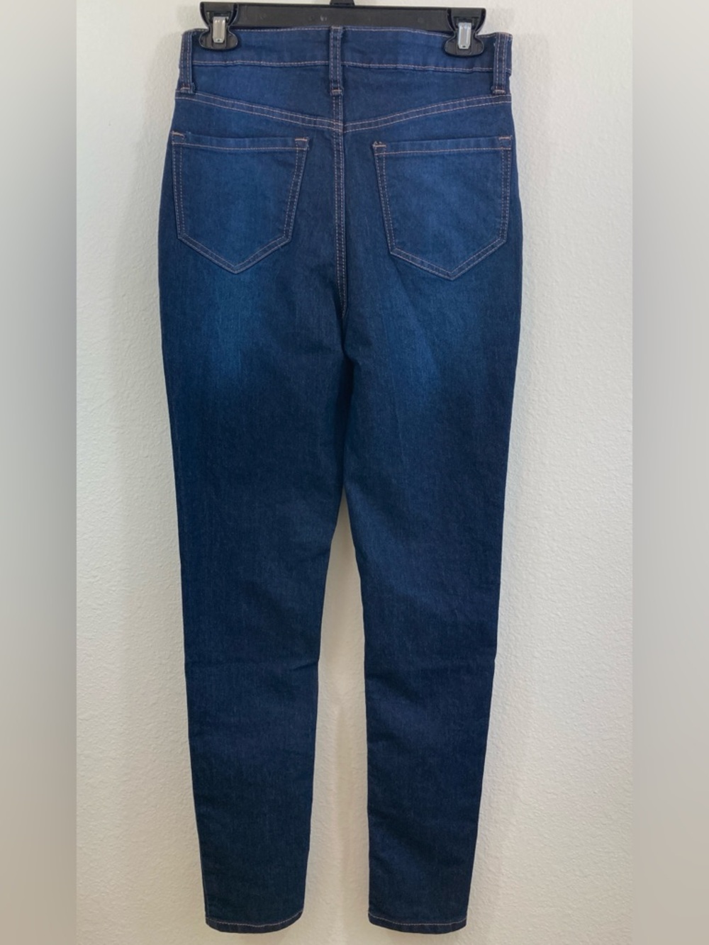 Old Navy Dark Blue Extra High-Rise Super Skinny Rockstar Jeans Size 4 NWOT - Picture 5 of 8